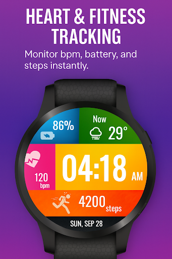 Color Dash Tiles WatchFace ekran görüntüsü