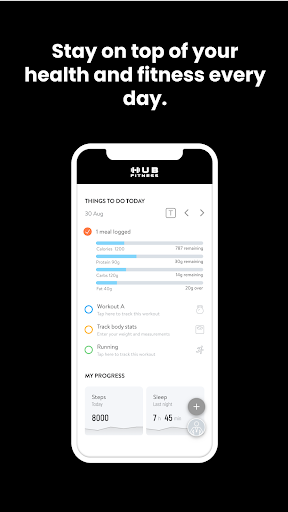 Hub Fitness App ekran görüntüsü