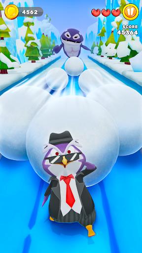 Penguin Dash: Run Race 3D ekran görüntüsü