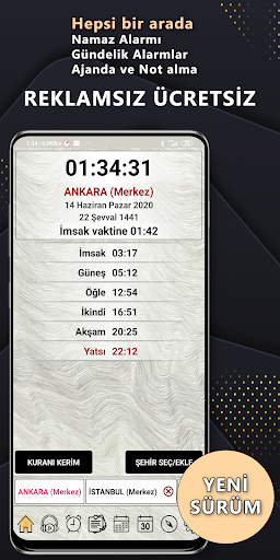Ezan Vakti (Kuran Alarmlı) ekran görüntüsü