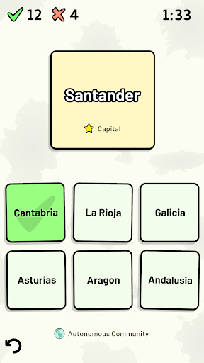 Spanish Autonomous Communities ekran görüntüsü