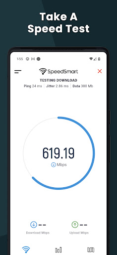 Speed Test Internet SpeedSmart ekran görüntüsü