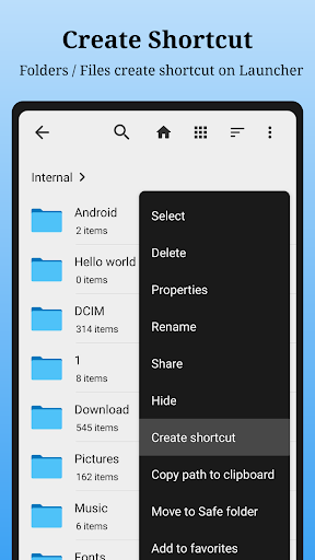 Mo File Manager - Explorer ekran görüntüsü
