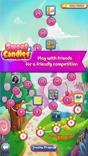 Sweet Candies 2 - Match 3 ekran görüntüsü