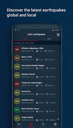 ShakeNet Earthquake Monitoring ekran görüntüsü