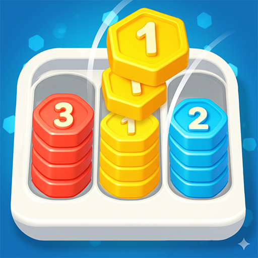 Pencil Sort 3D: Color Match