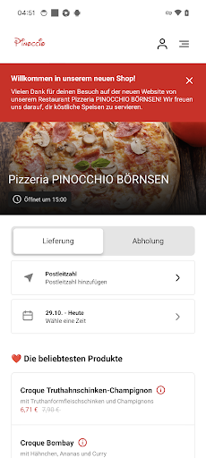 Pizzeria PINOCCHIO BÖRNSEN ekran görüntüsü
