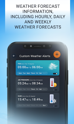 Weather Rain Temperature Alert ekran görüntüsü