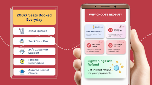 redBus Book Bus, Train Tickets ekran görüntüsü