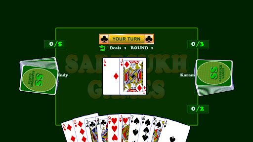 3 2 5 card game ekran görüntüsü