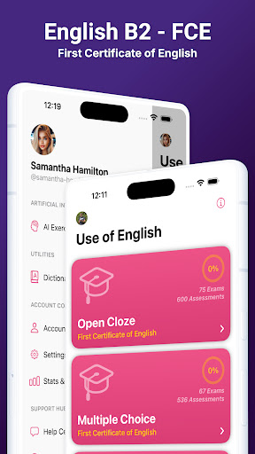 English B2 FCE ekran görüntüsü