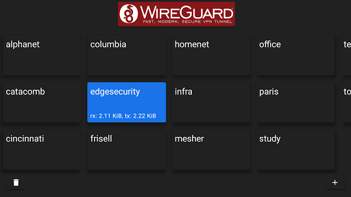 WireGuard ekran görüntüsü