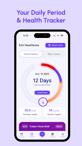 Estri Period & Cycle Tracker ekran görüntüsü
