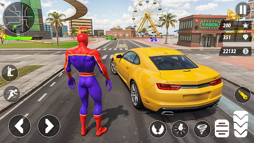 Spider Robot Hero Car Games ekran görüntüsü