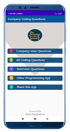 All Company Coding Questions ekran görüntüsü