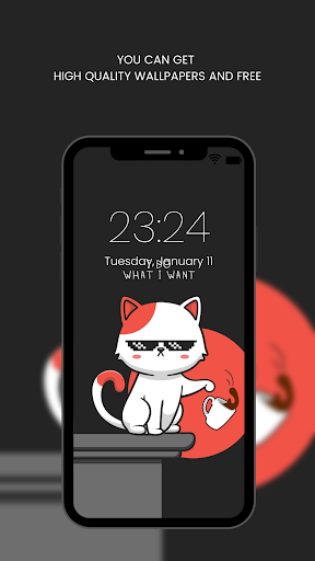 Cute Cat Wallpaper HD ekran görüntüsü