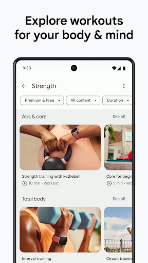 Fitbit ekran görüntüsü