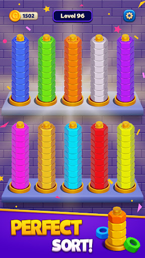 Perfect Sort: Nuts & Bolts 3D ekran görüntüsü