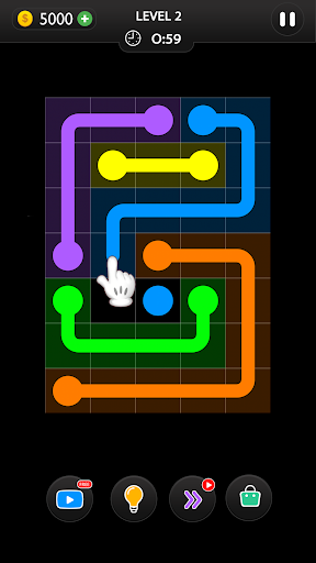 Dot Knot - Line & Color Puzzle ekran görüntüsü