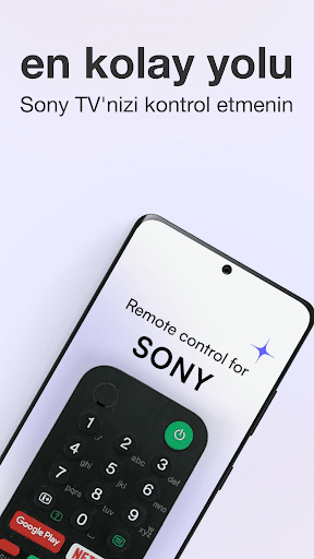 Sony TV için Uzaktan kumanda ekran görüntüsü