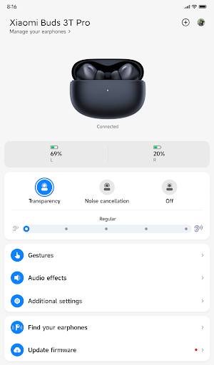 Xiaomi Earbuds ekran görüntüsü