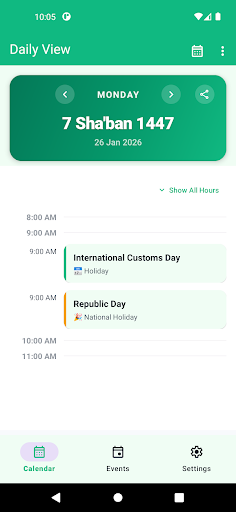 Hijri Calendar: Islamic Date ekran görüntüsü