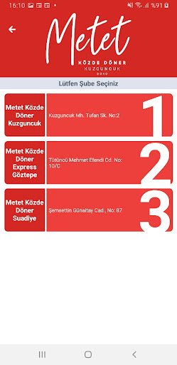 Metet ekran görüntüsü