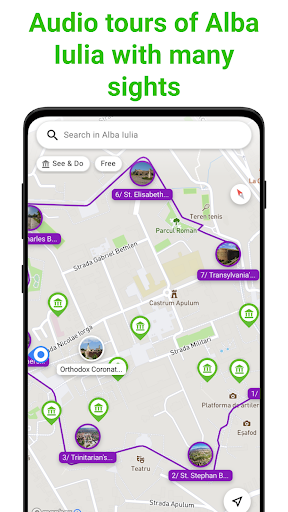 Alba Iulia SmartGuide ekran görüntüsü