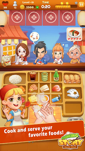 Sushi Master - Cooking story ekran görüntüsü