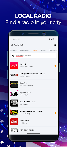 USA Audio Broadcast ekran görüntüsü