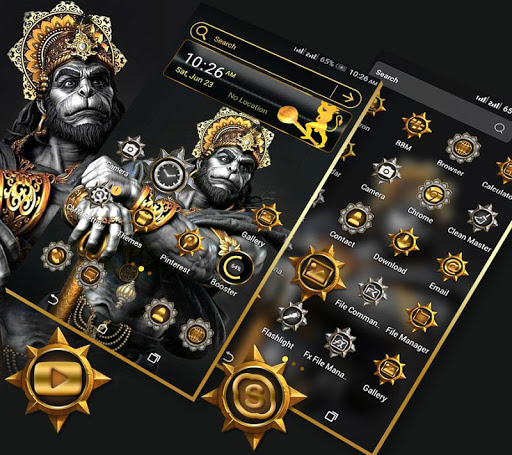 Lord Hanuman Ji Launcher Theme ekran görüntüsü