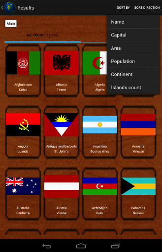 Geographic Encyclopedia ekran görüntüsü