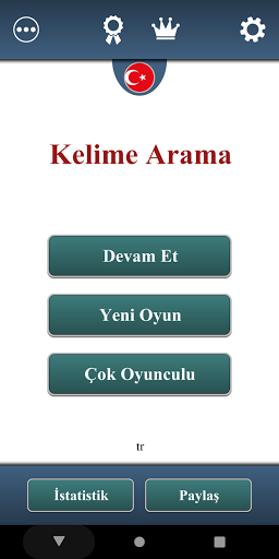 Kelime arama türkçe ekran görüntüsü