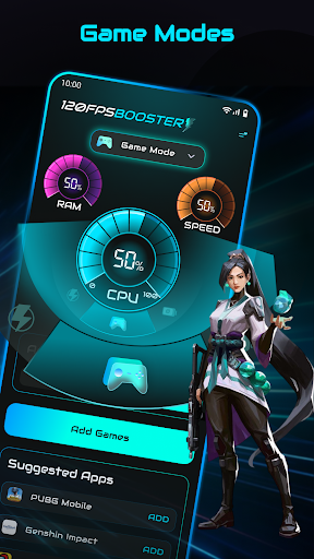 120 FPS Booster - Game Mode ekran görüntüsü