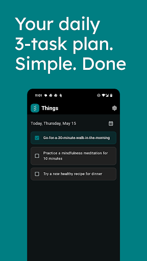 To do list AI - 3 Things ekran görüntüsü