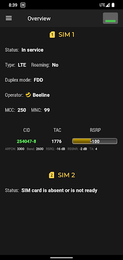 Cell Signal Monitor ekran görüntüsü