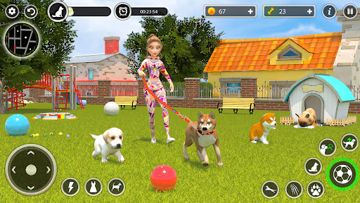 Dog Simulator Pet Dog Games 3D ekran görüntüsü