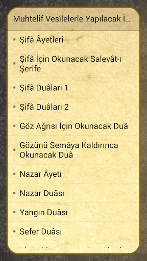 Dua Kitabı ekran görüntüsü