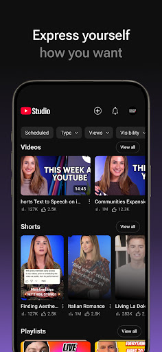YouTube Studio ekran görüntüsü