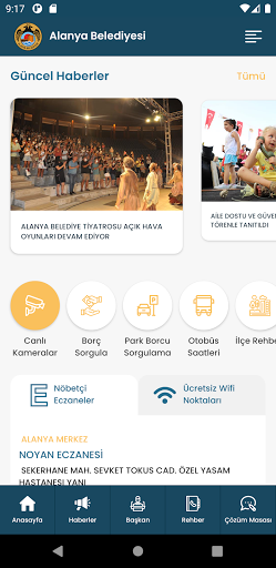 Alanya Belediyesi ekran görüntüsü
