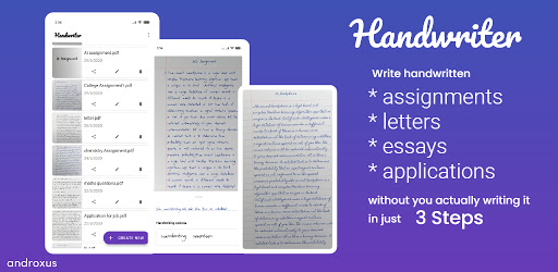 Handwriter: text to assignment ekran görüntüsü