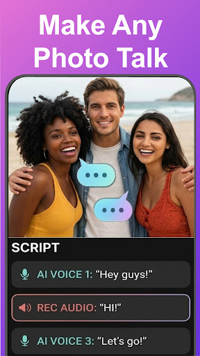 Selfie Talk: Photo Video Edit ekran görüntüsü