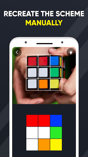Rubik Küp çözücü ekran görüntüsü