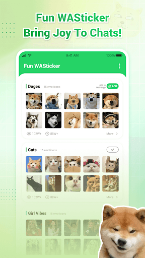 fun WASticker ekran görüntüsü