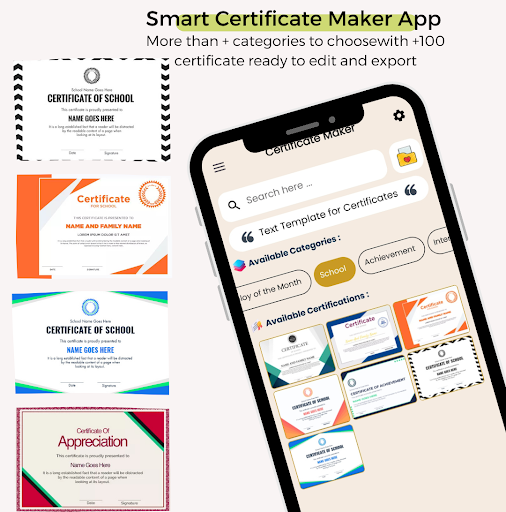 Certificate Maker & Designer ekran görüntüsü