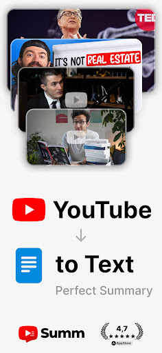 Summ - Summary for Youtube ekran görüntüsü