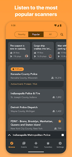 Scanner Radio - Police Scanner ekran görüntüsü