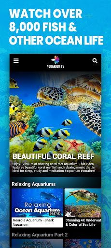 Aquariums TV ekran görüntüsü