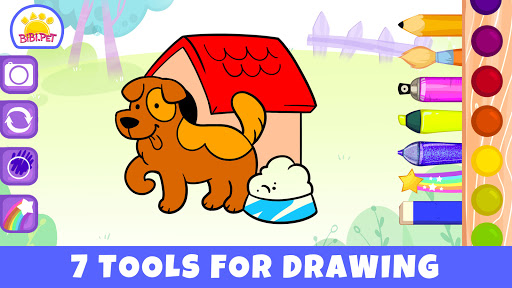 Bibi Drawing & Color Kids Game ekran görüntüsü