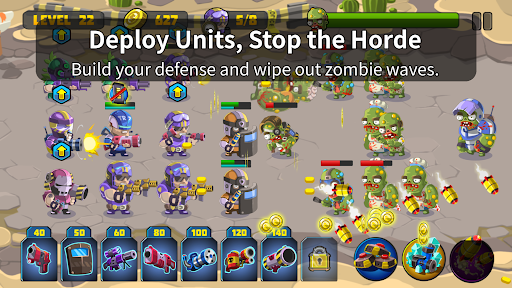Army vs. Zombies ekran görüntüsü